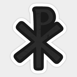 Chi Rho Symbol | Lutheran Church Sticker